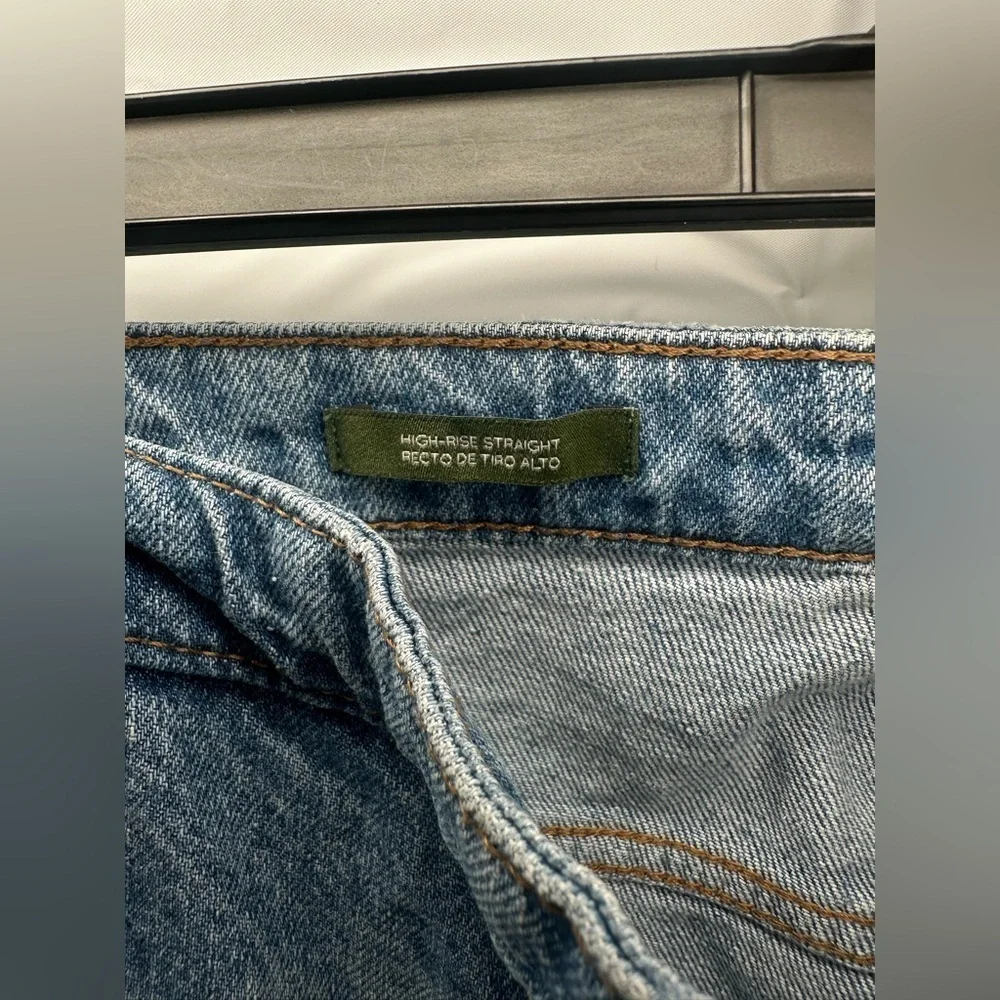 Women 22 High-Rise Straight Jeans - Universal Thread Button Up - Picture 6 of 13